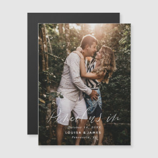 Magnetic Pencil Us In Save the Date Photo Card