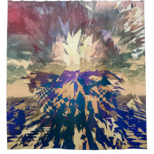 Magnetic Storm Shower Curtain