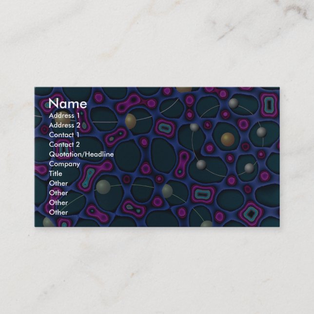 Magnetic vessel photo business card (Front)