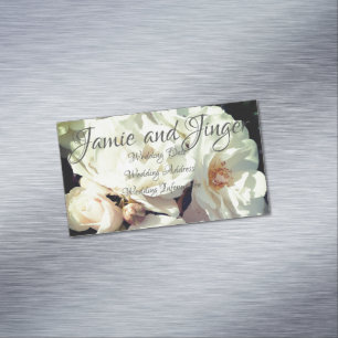 Magnetic Wedding Reminder Cards