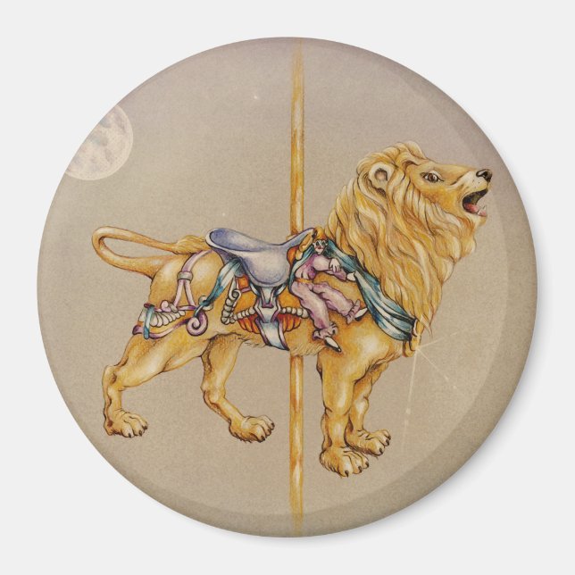 Magnets - Carousel Lion (Front)
