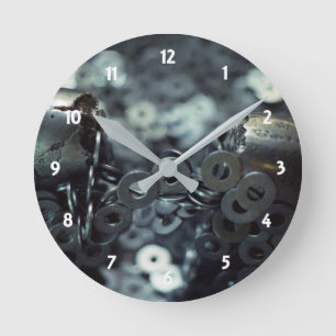 Magnets & Washers Round Clock