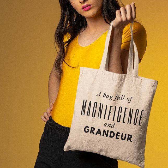 Magnificence & Grandeur Modern Stylish Tote Bag ( Shop now and embrace the magnificence within you!)