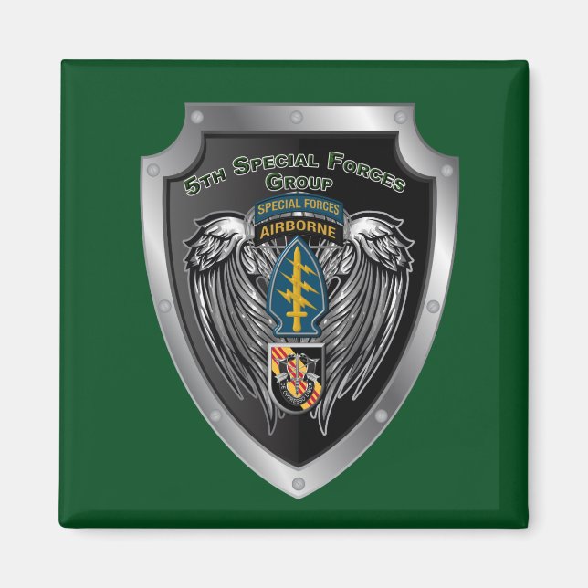 Magnificent 5th Special Forces Group (Airborne) Magnet (Front)