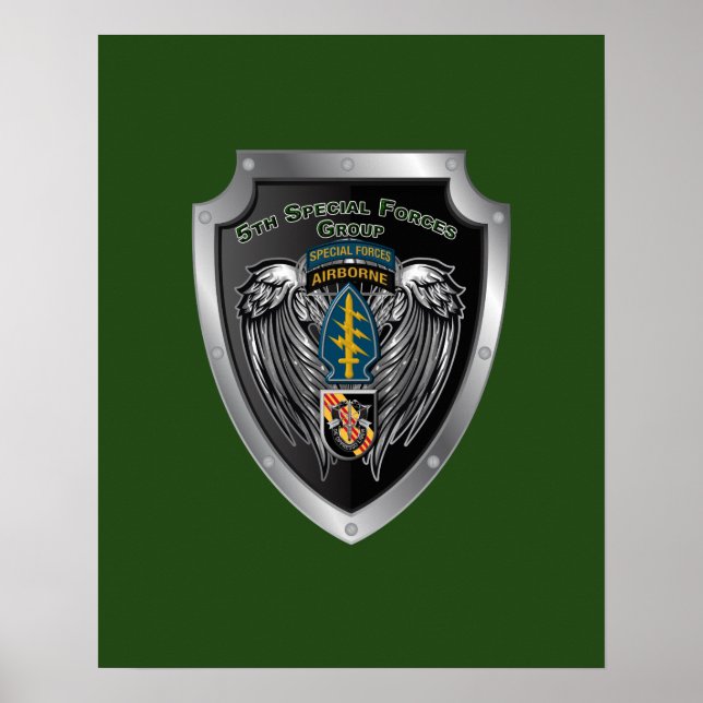 Magnificent 5th Special Forces Group (Airborne) Poster (Front)