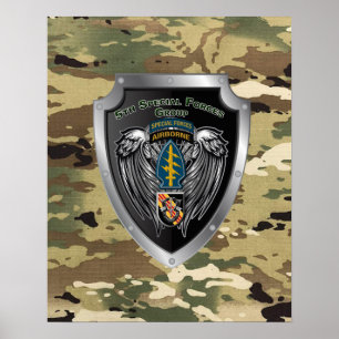 Magnificent 5th Special Forces Group (Airborne) Poster