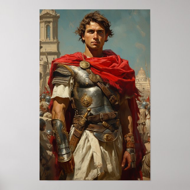 Magnificent Alexander the Great Portrait Poster (Front)