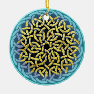 Magnificent Elegant Victorian Art Nouveau Pattern Ceramic Ornament