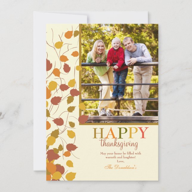 Magnificent Fall Photo Invitation (Front)