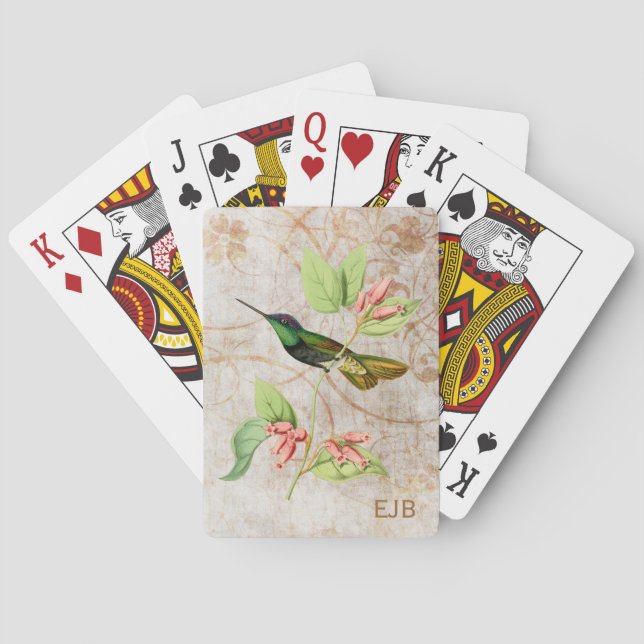 Magnificent Hummingbird Playing Cards (Back)