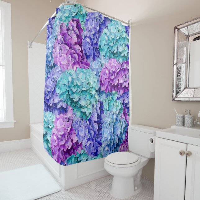 Magnificent hydrangea blossoms    shower curtain (In Situ)