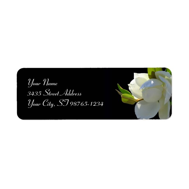 Magnificent Magnolia Return Address Label (Front)