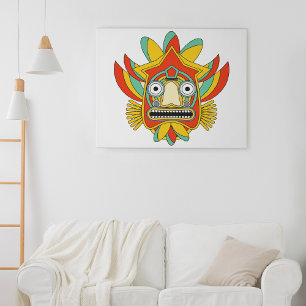 Magnificent Mask Canvas Print