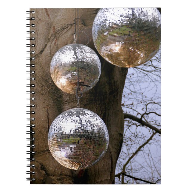 Magnificent! Mirror Balls Notebook (Front)