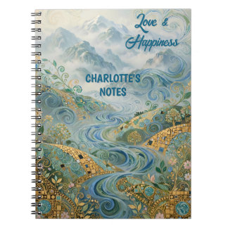 Magnificent Misty Day In The Mountains Notebook
