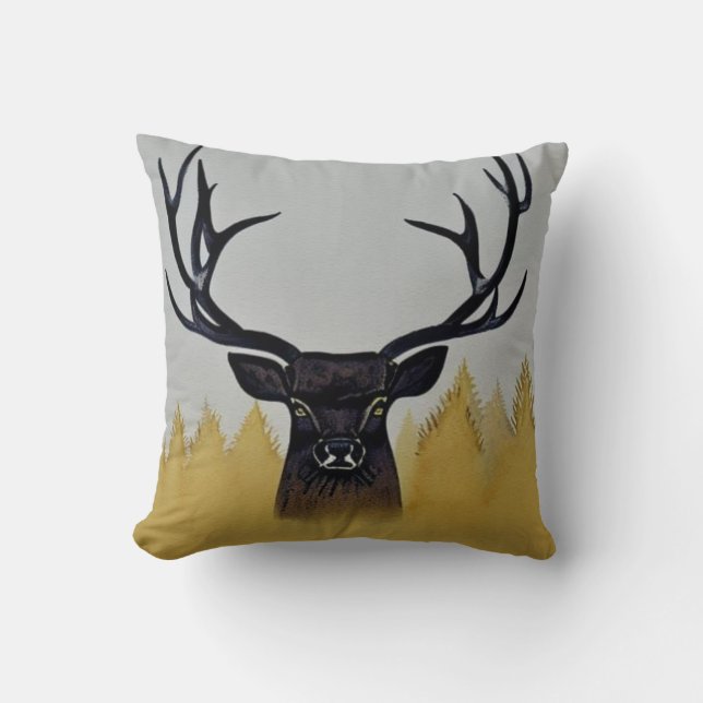 Magnificent Monarch of the Glen Cushion (Front)
