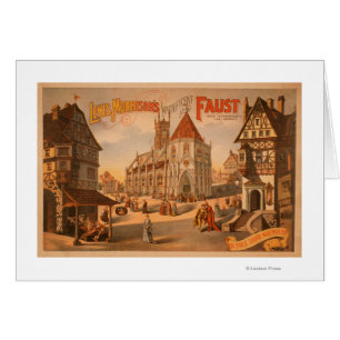 Magnificent New Faust Nuremberg Germany Poster