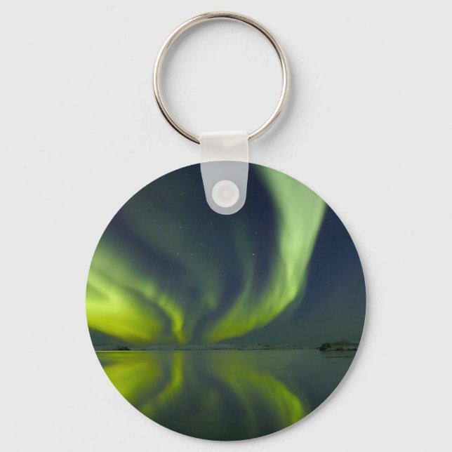 Magnificent Northern Lights Key Ring (Front)