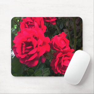 Magnificent Red Roses Mouse Pad