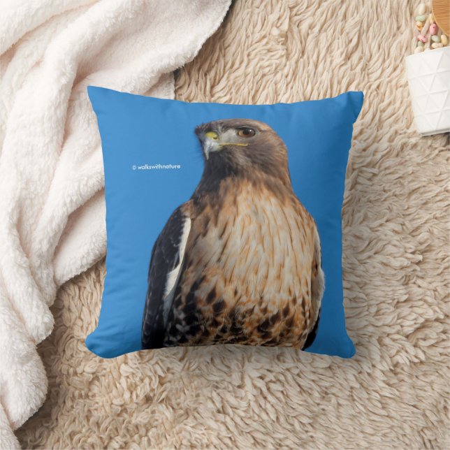 Magnificent Red-Tailed Hawk in the Sun Cushion (Blanket)