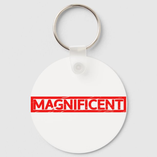 Magnificent Stamp Key Ring (Front)