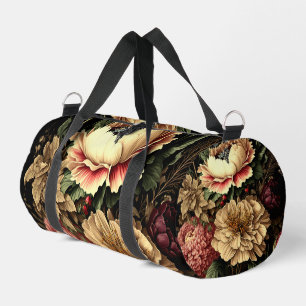 Magnificent Vintage Floral Arrangement Duffle Bag