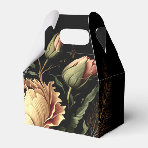 Magnificent Vintage Floral Arrangement Favour Box