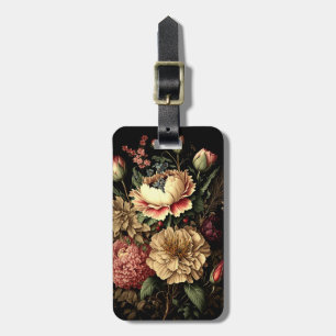 Magnificent Vintage Floral Arrangement Luggage Tag