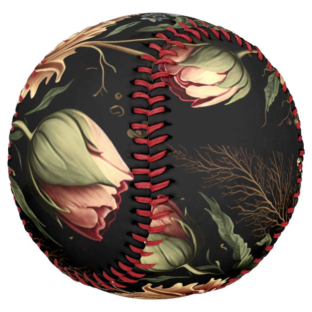Magnificent Vintage Floral Arrangement  Softball (Angled)