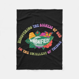 Magnified Discovering The Bigness Of God Vbs 2025 Fleece Blanket