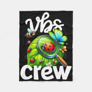 Magnified Smallest Insects Adventure Vbs 2025 1  Fleece Blanket