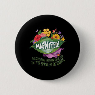 Magnified Smallest Insects Adventure Vbs 2025 2 6 Cm Round Badge