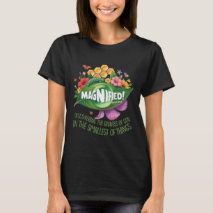 Magnified Smallest Insects Adventure Vbs 2025 T-Shirt
