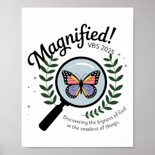 Magnified Vbs 2025 Butterfly Discovering The Bigne Poster