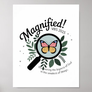 Magnified Vbs 2025 Butterfly Discovering The Bigne Poster