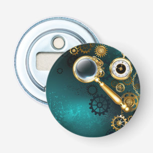 Magnifier in Steampunk Style Bottle Opener