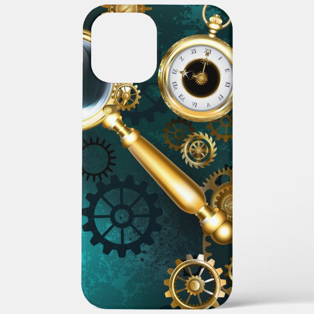 Magnifier in Steampunk Style Case-Mate iPhone Case (Back)