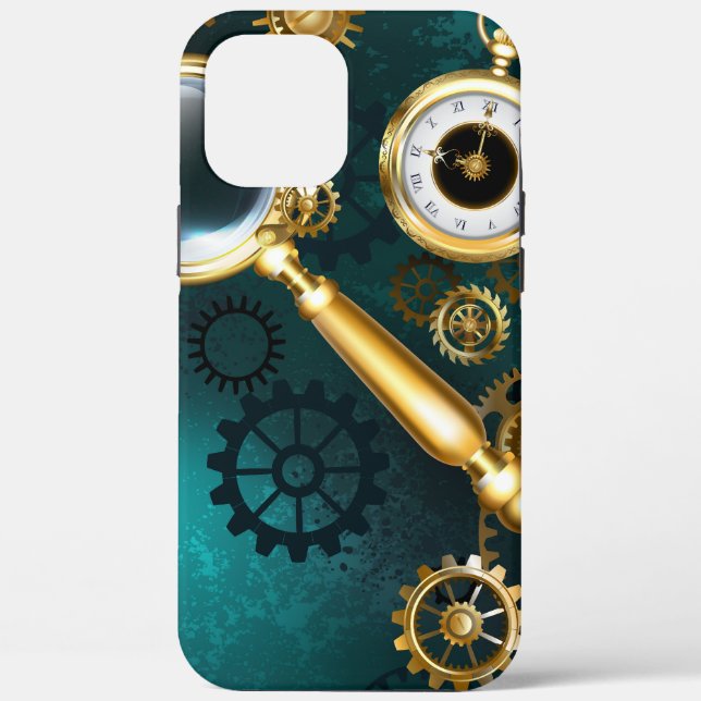 Magnifier in Steampunk Style Case-Mate iPhone Case (Back)