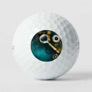 Magnifier in Steampunk Style Golf Balls