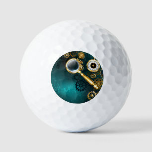 Magnifier in Steampunk Style Golf Balls