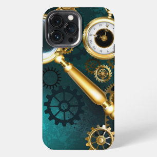Magnifier in Steampunk Style iPhone 13 Pro Max Case