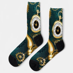 Magnifier in Steampunk Style Socks