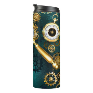 Magnifier in Steampunk Style Thermal Tumbler