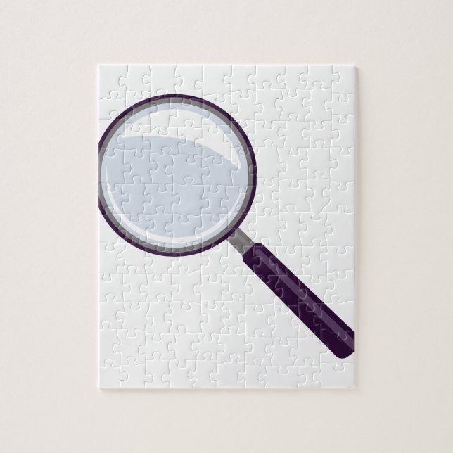 Magnifying Glass Jigsaw Puzzle (Vertical)
