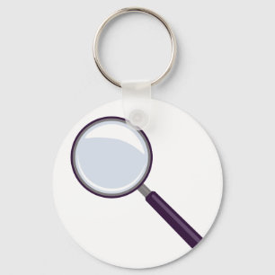 Magnifying Glass Key Ring