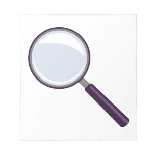 Magnifying Glass Notepad