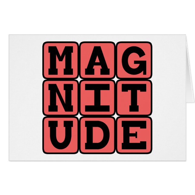 Magnitude, Relative Size (Front Horizontal)
