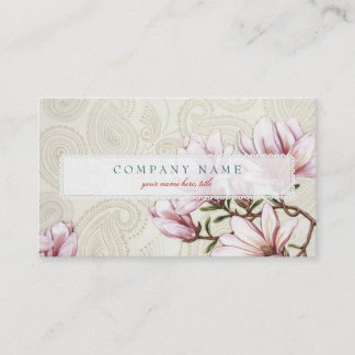 Magnolia and Paisley Business Card