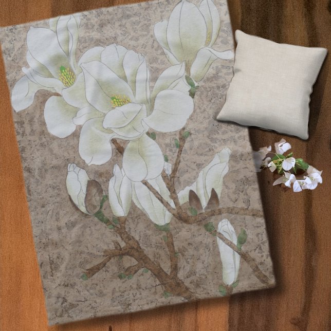 Magnolia Blossom  Fleece Blanket (Creator Uploaded)