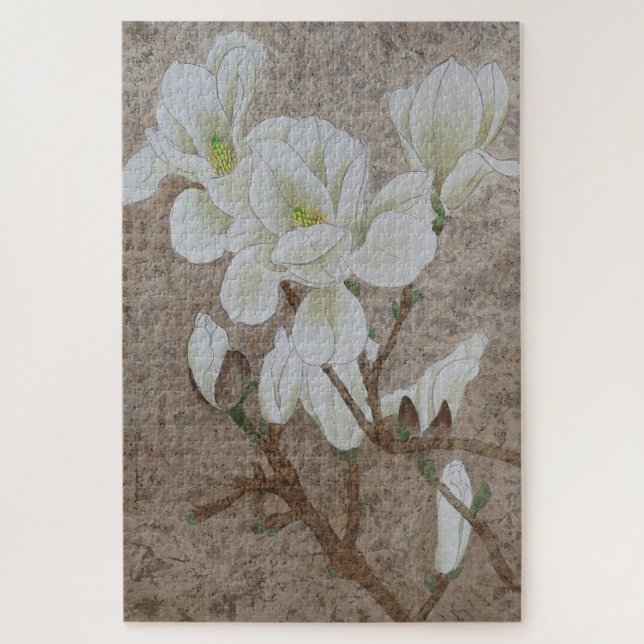 Magnolia Blossom  Jigsaw Puzzle (Vertical)